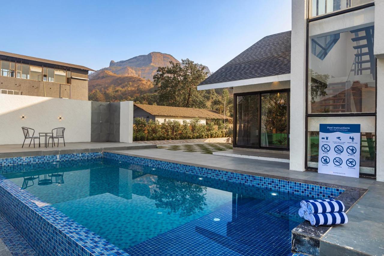 Saffronstays Stargazer, Karjat - Luxury Pool Villa With Lake View Bagian luar foto